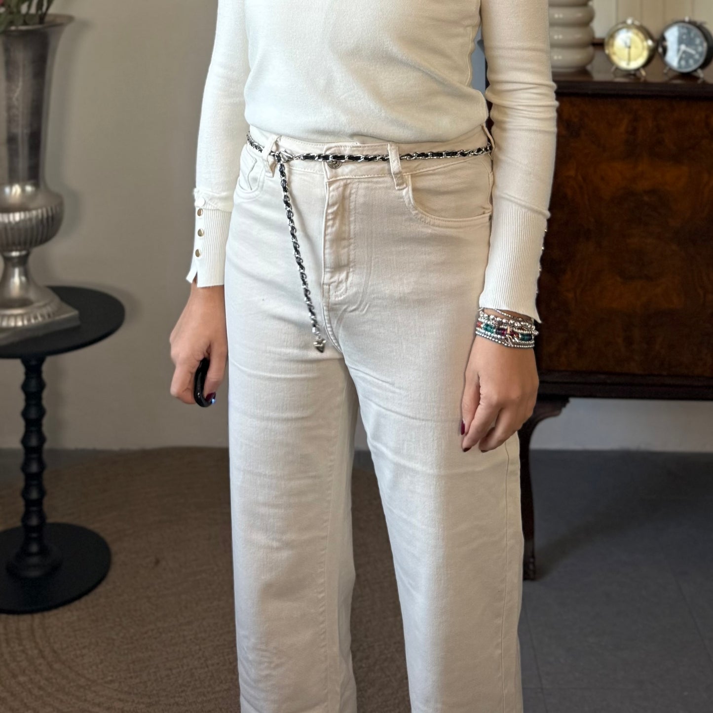 Jeans Crema DA AVERE Love It