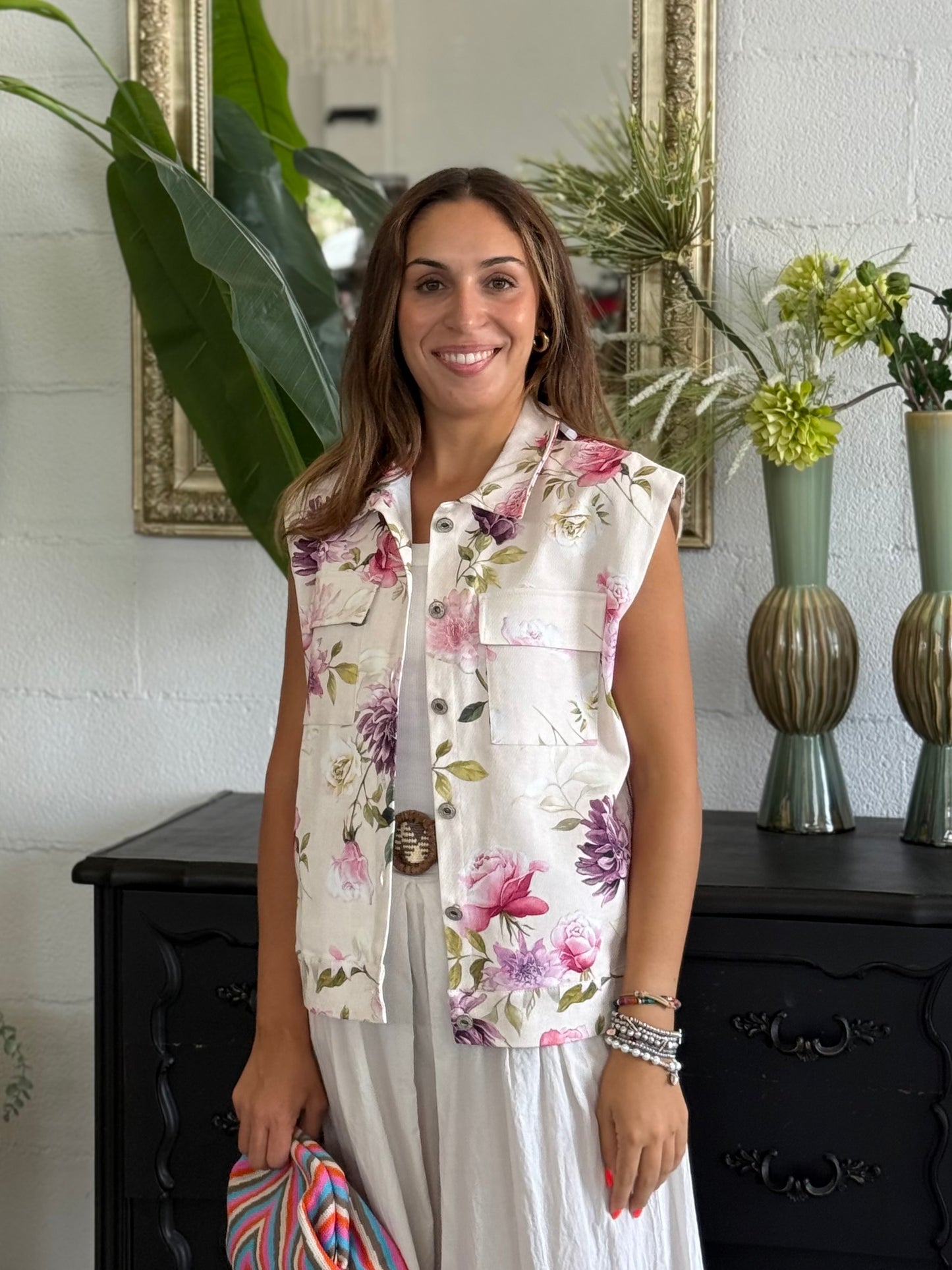 Bomber smanicato Floreal