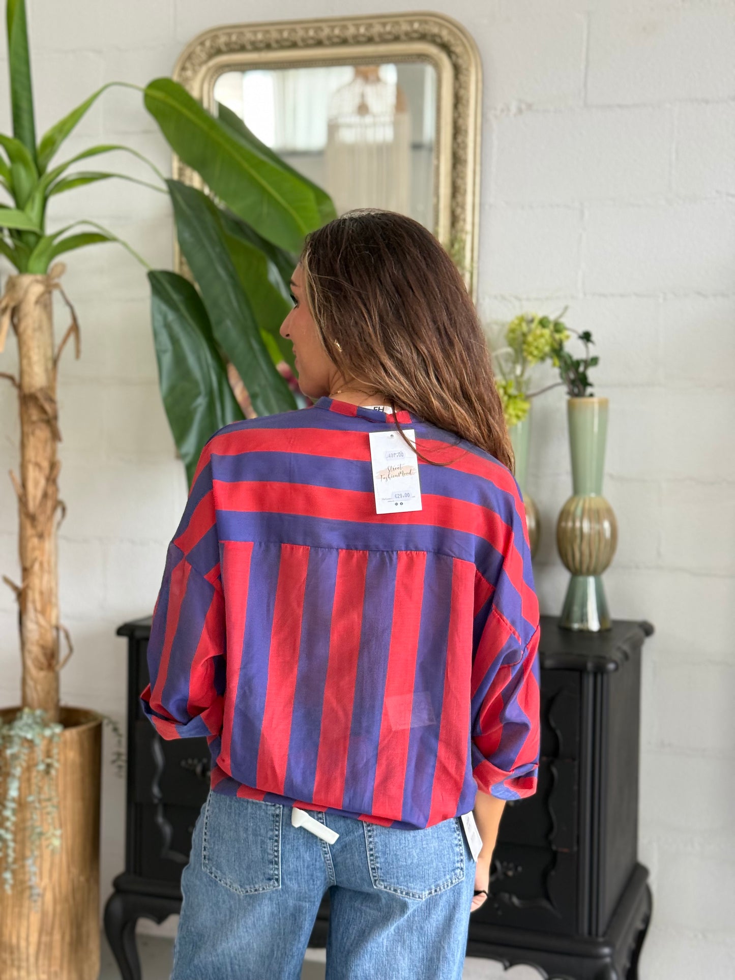 Camicia MUST Rosso/Royal