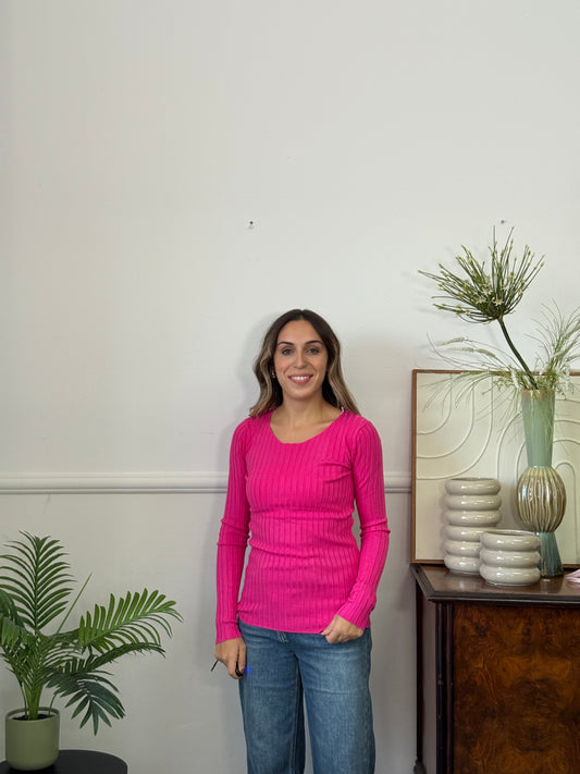 Maglioncino NO STRESS Fucsia