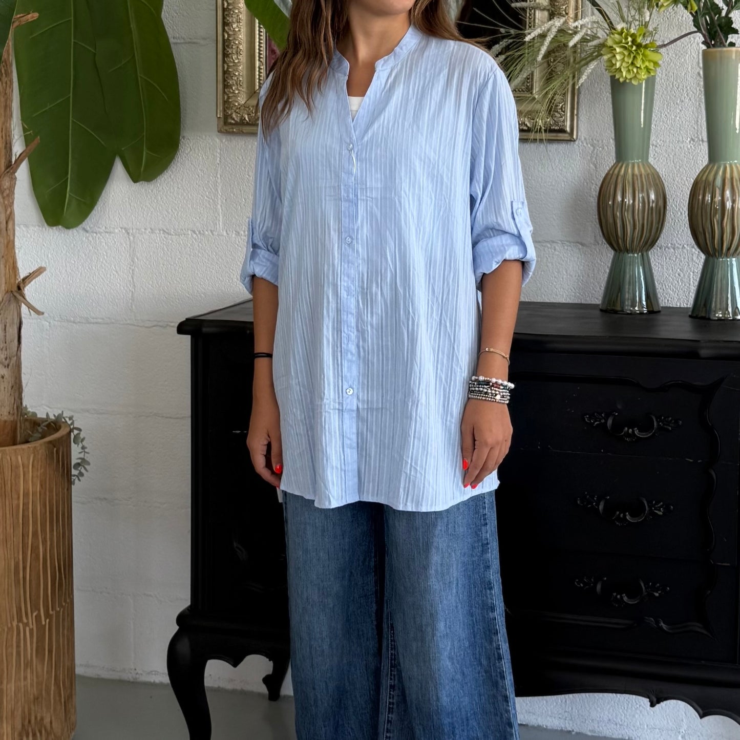 Camicia / Copricostume Azzurro