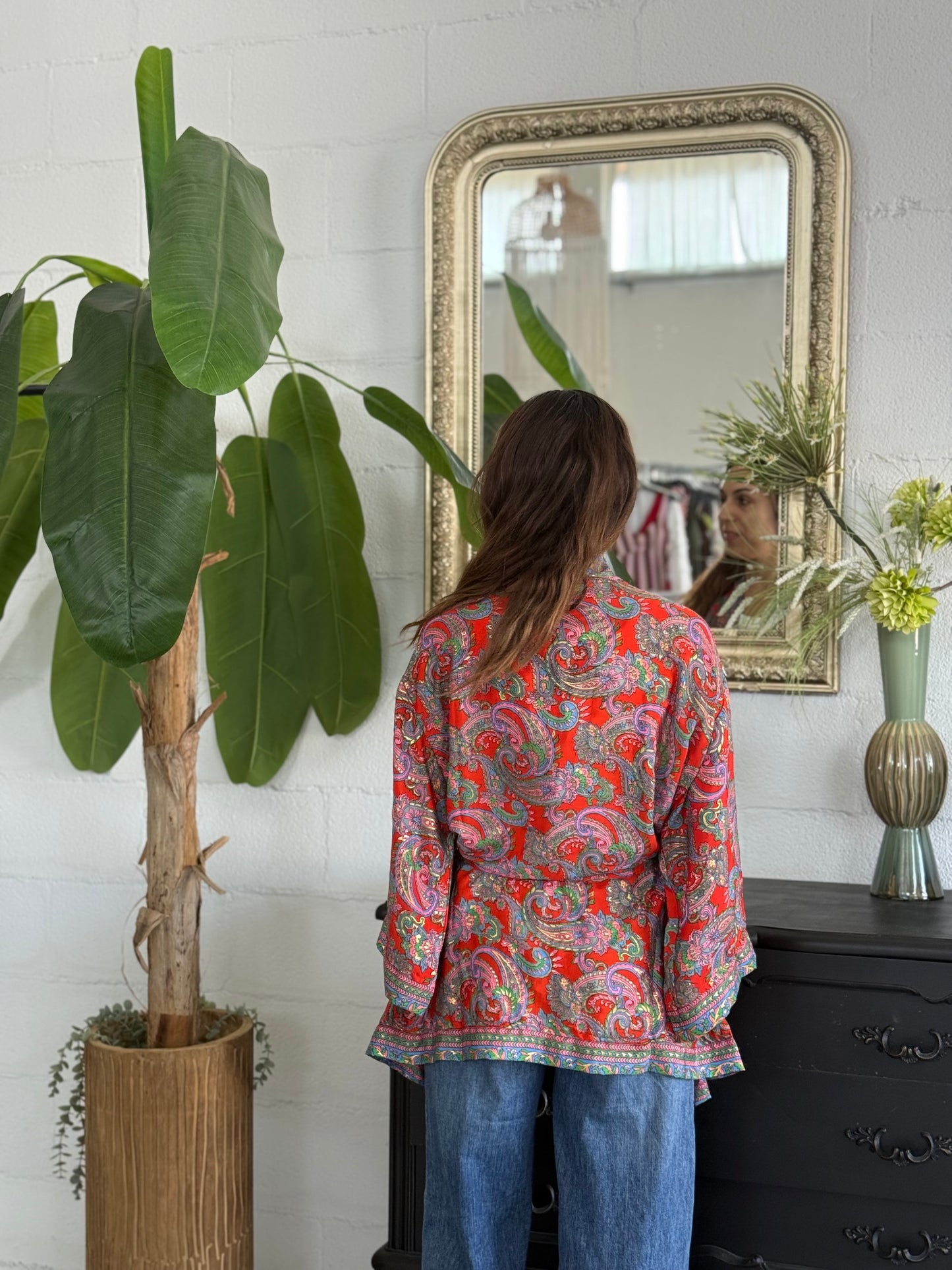 Kimono corto Seta Indiana