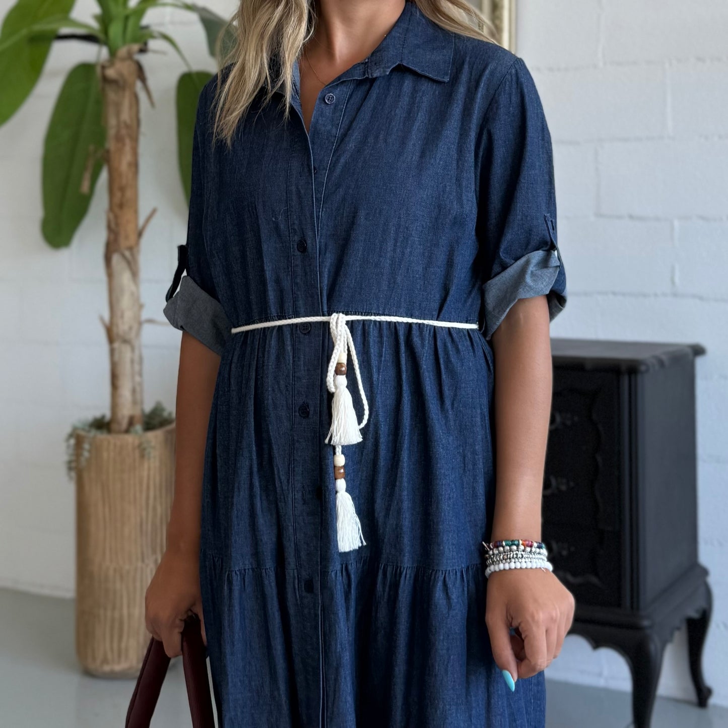Vestito Chemisier in Chambray