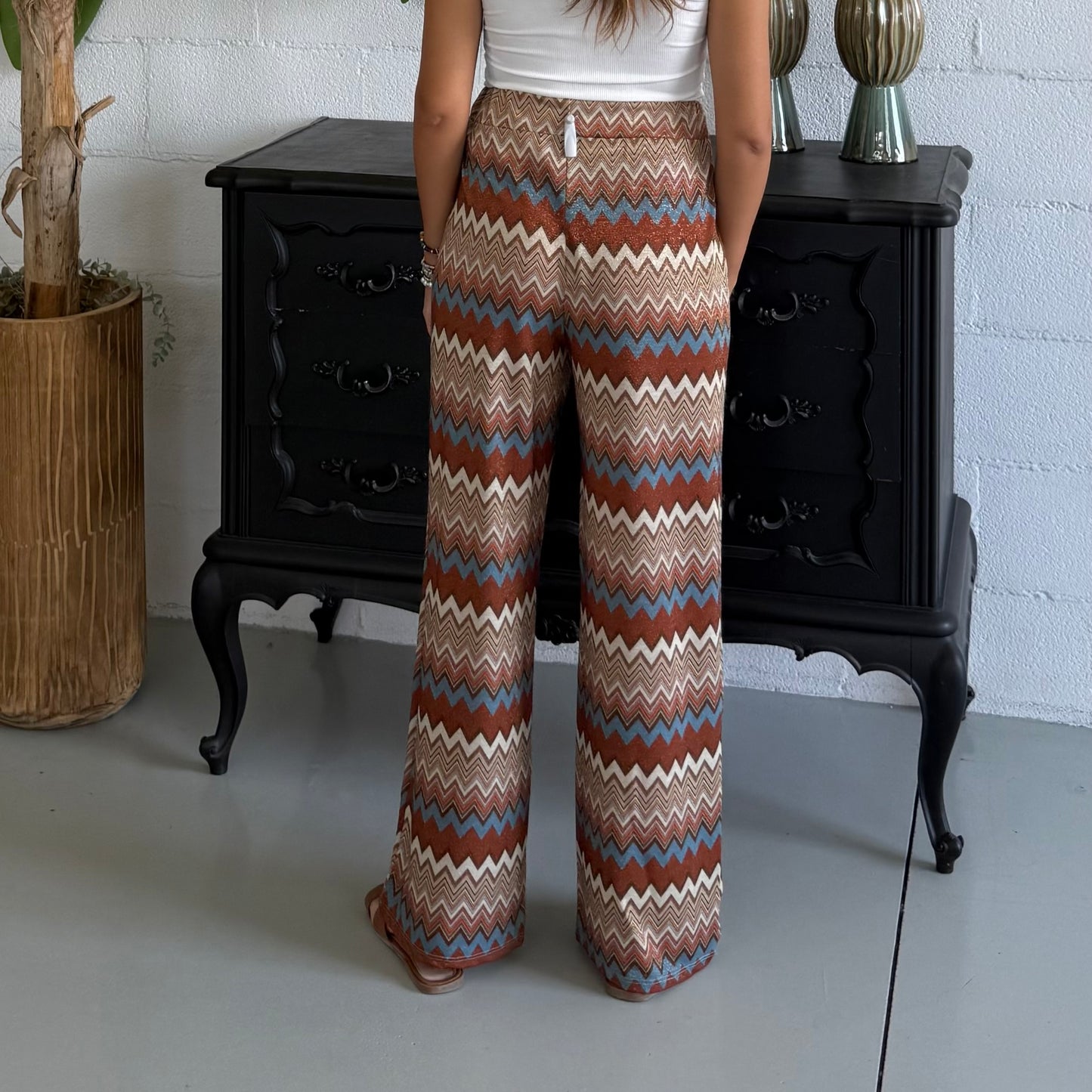 Pantalone in stile Missoni