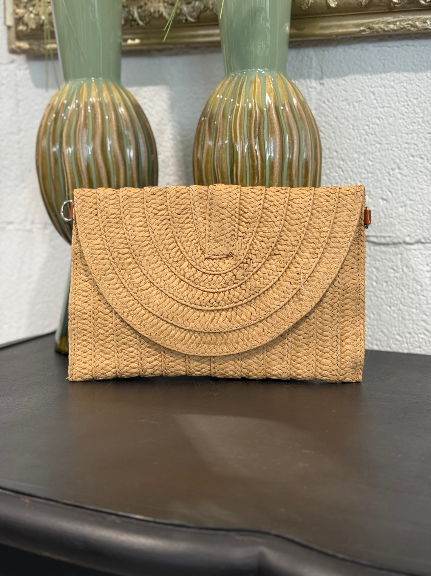 Pochette in paglia