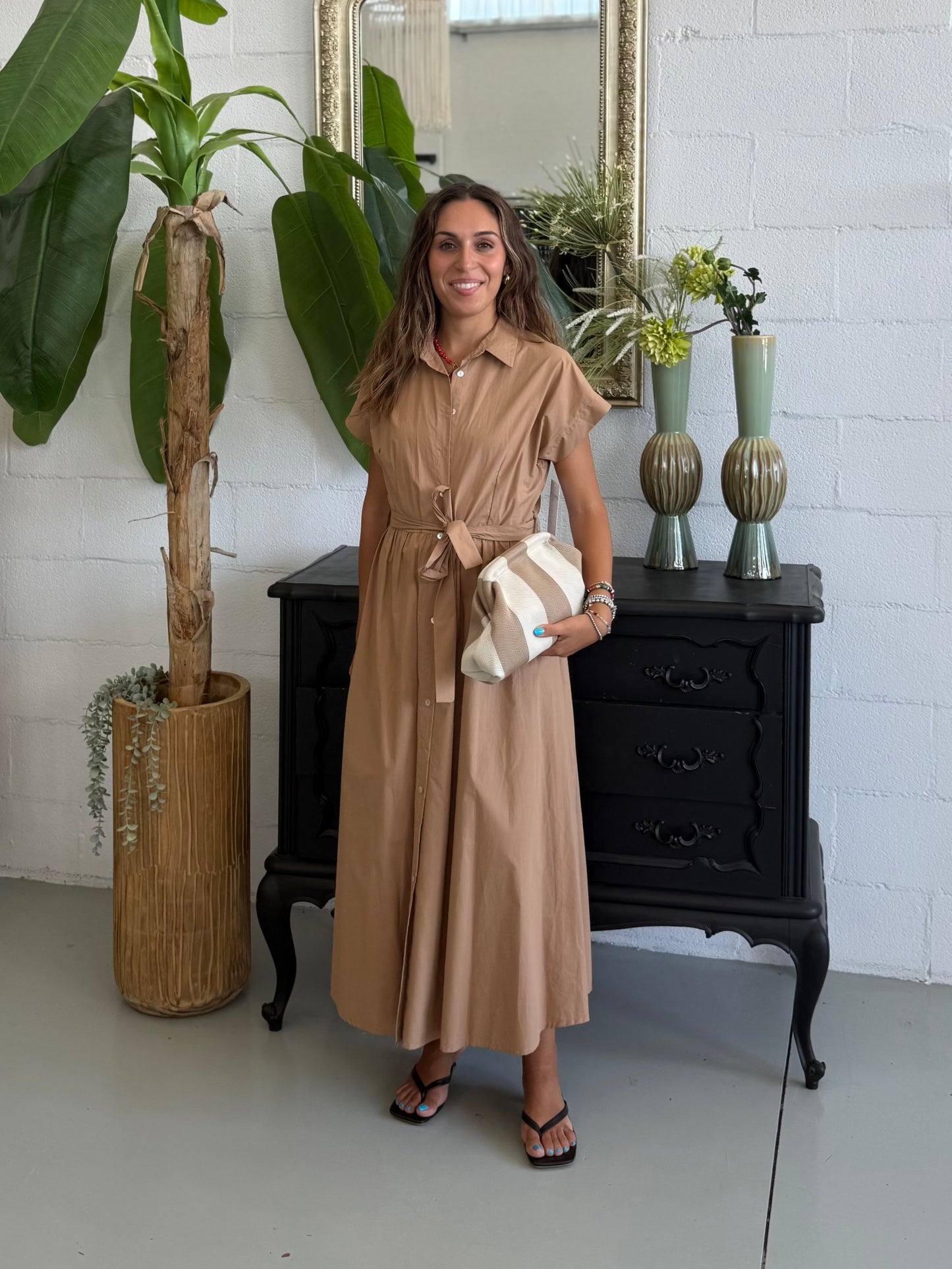 Vestito Chemisier Silvia in cotone