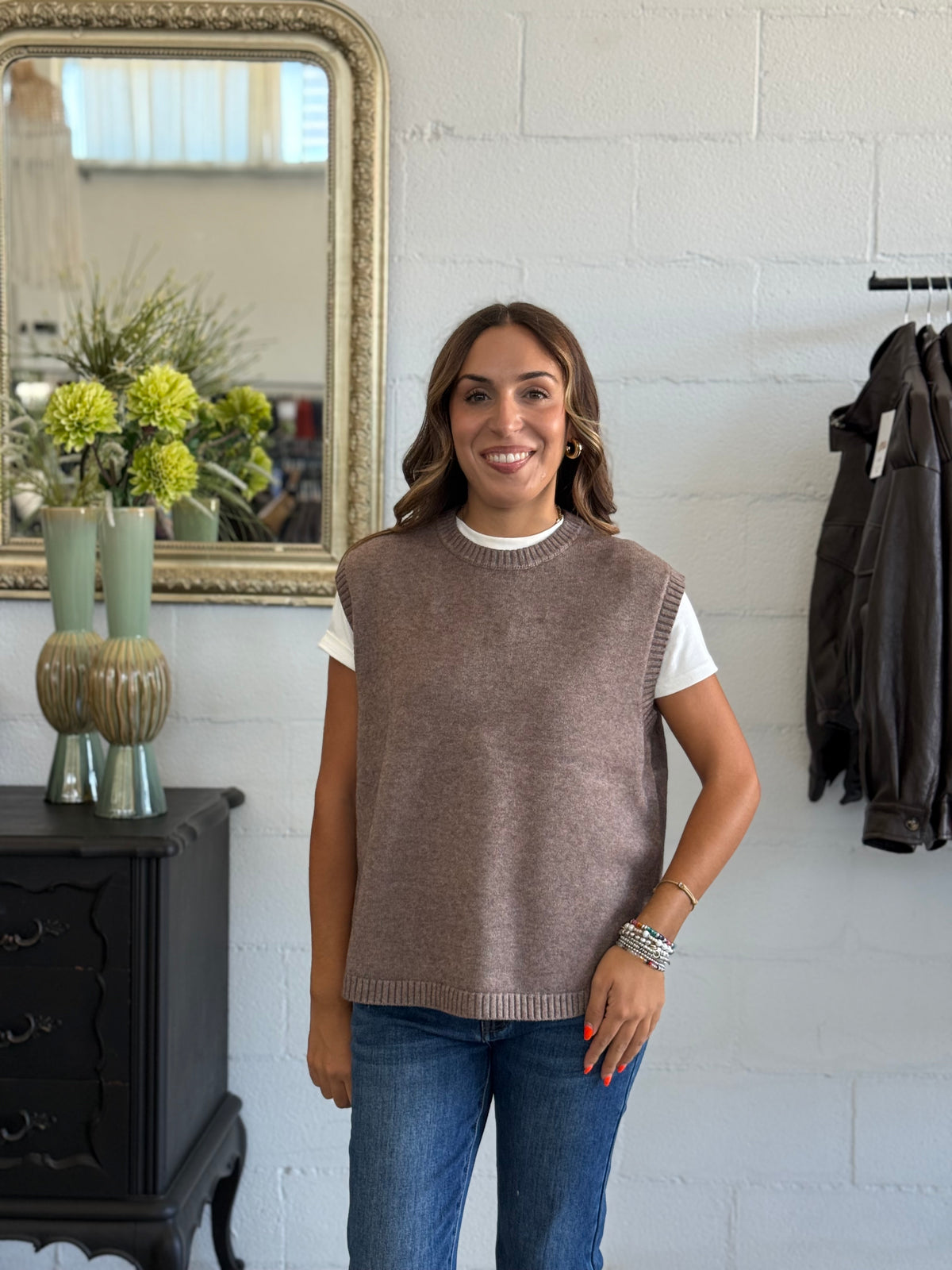 Gilet fashion con Zip