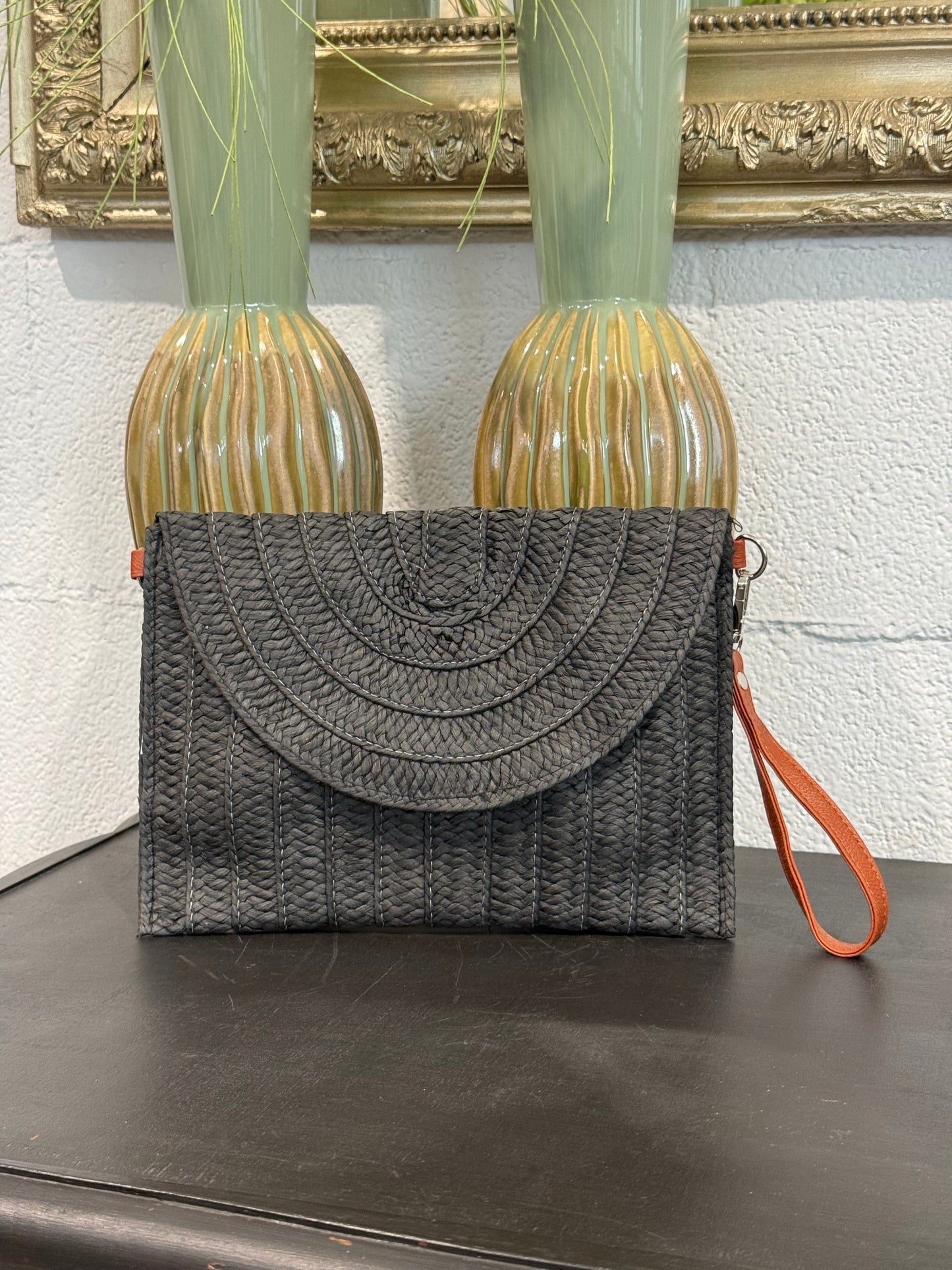 Pochette in paglia