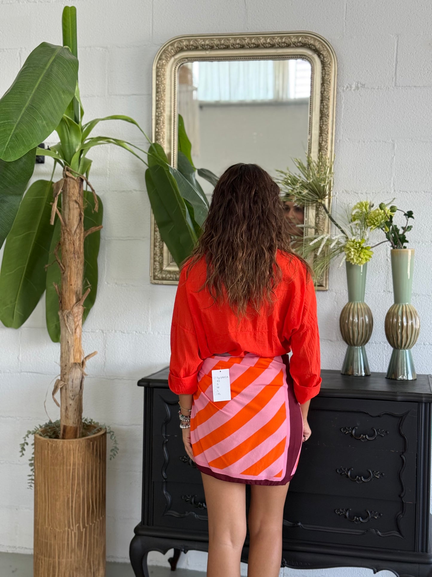 Minigonna Pareo Stripes