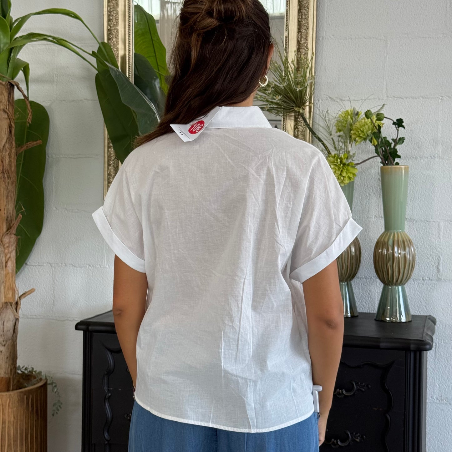 Camicia con ricami