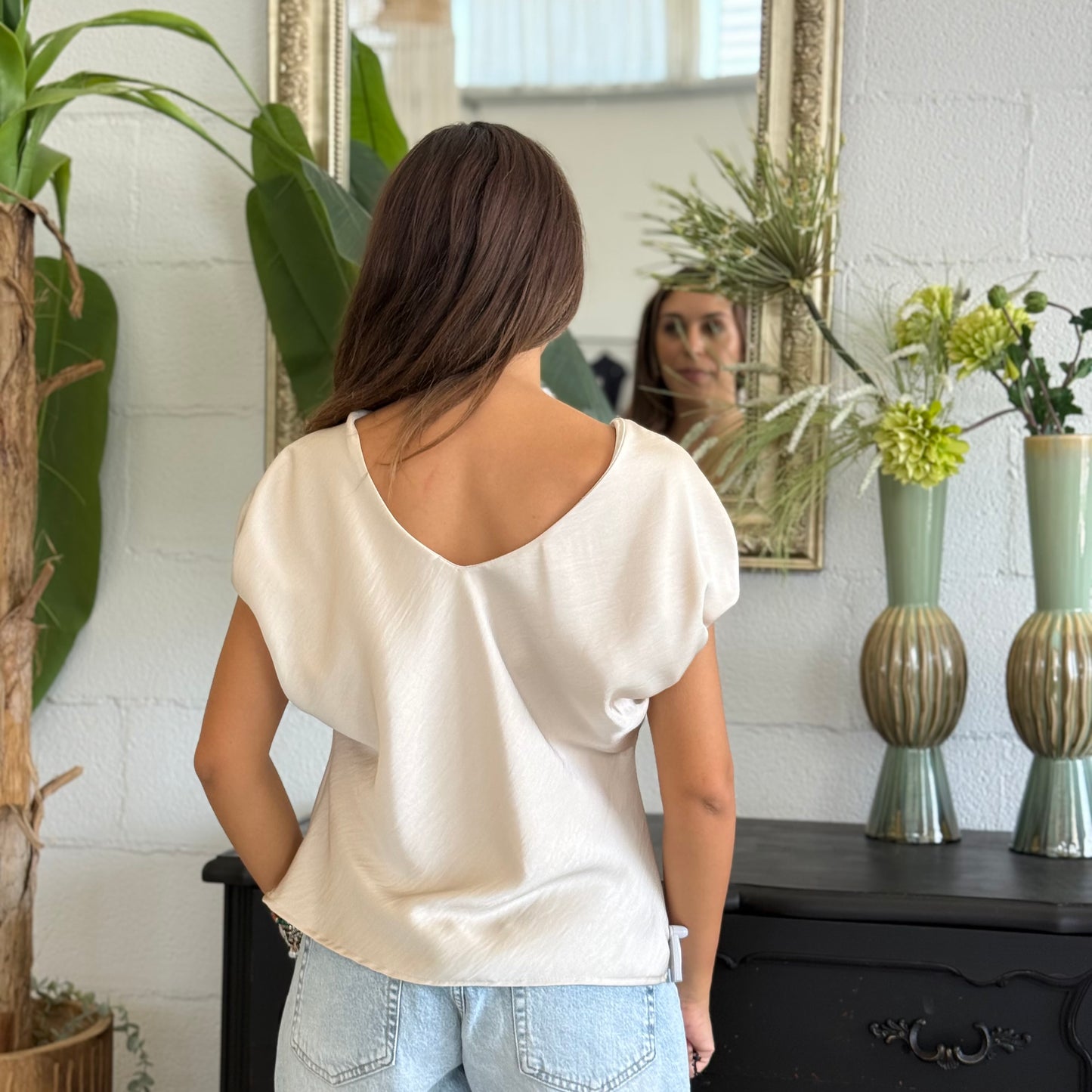 Camicia Erica in puro Satin