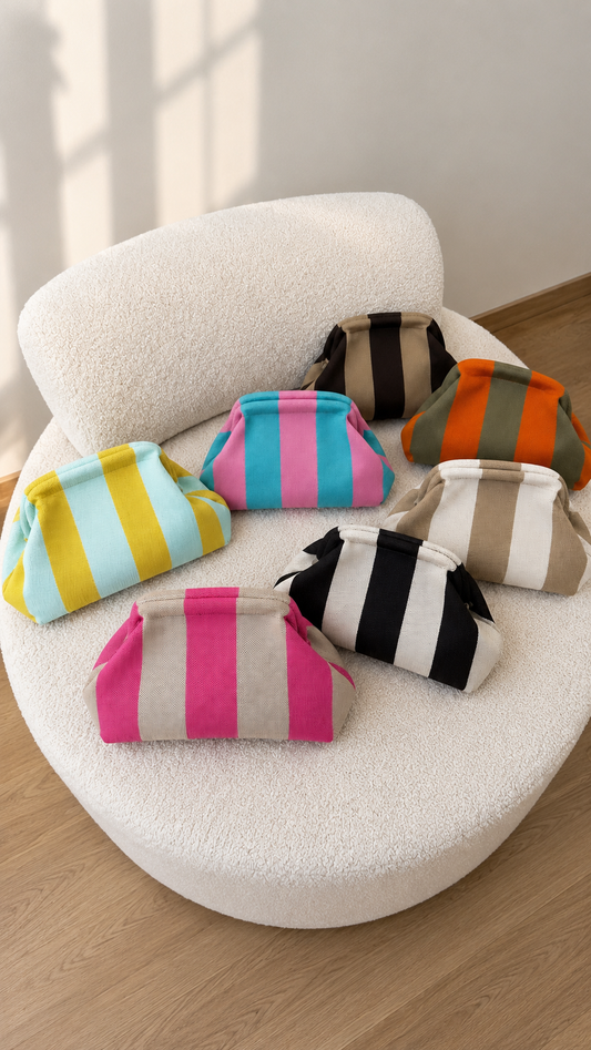 Pouch a Righe MUST HAVE