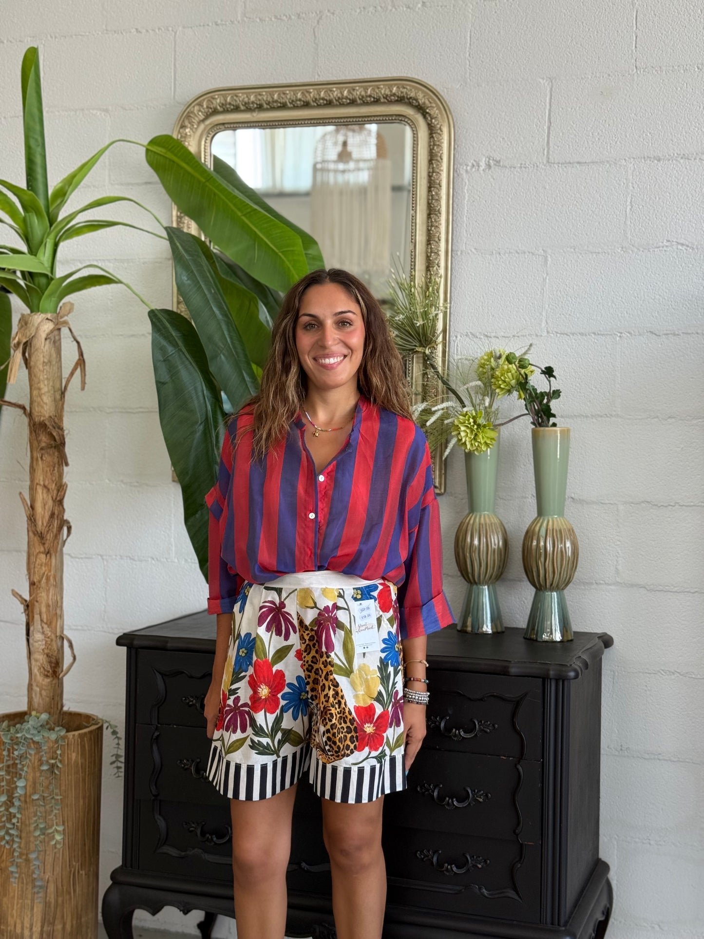 Camicia MUST Rosso/Royal