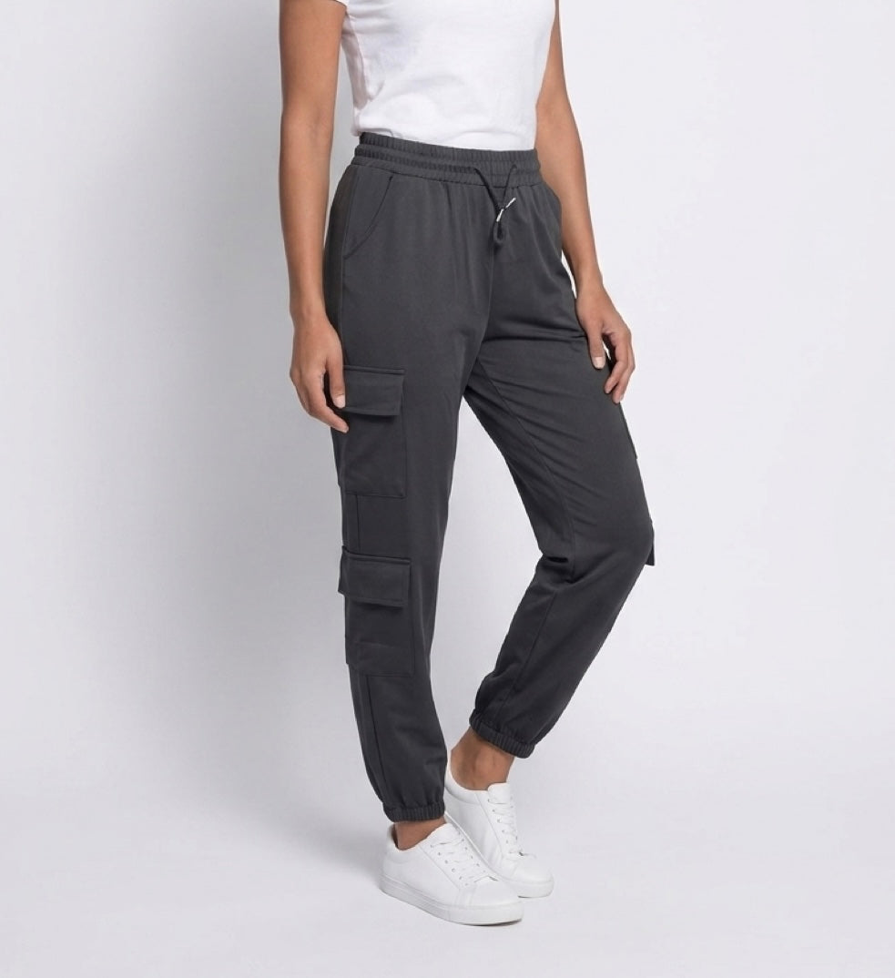 Pantalone Tuta Didas Cargo tinta unita