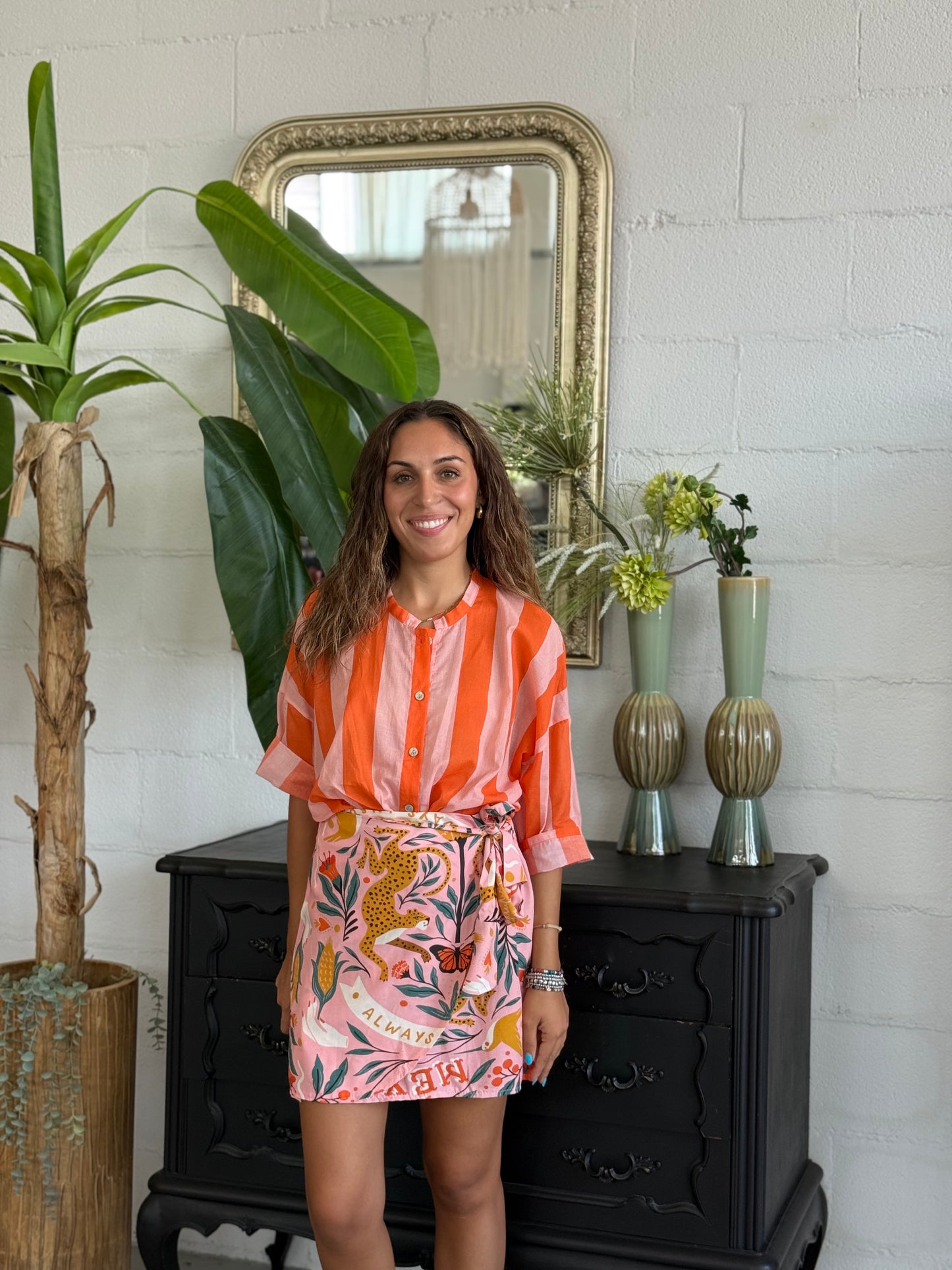 Camicia MUST Arancio/Pesca
