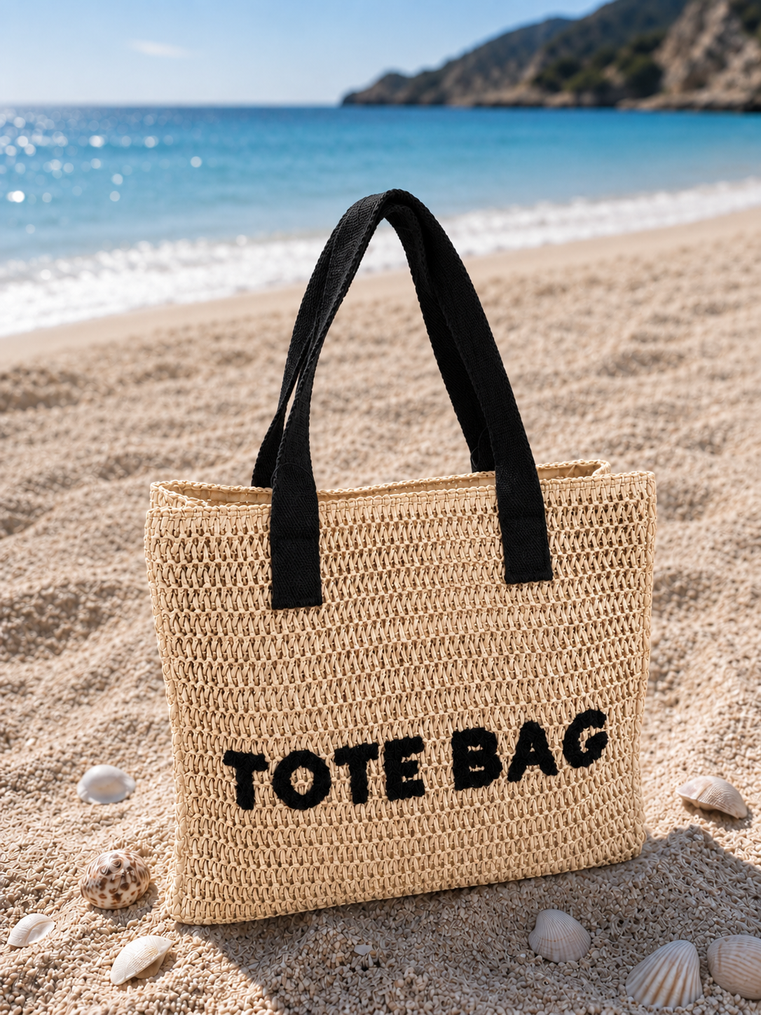 Borsa Tote in paglia