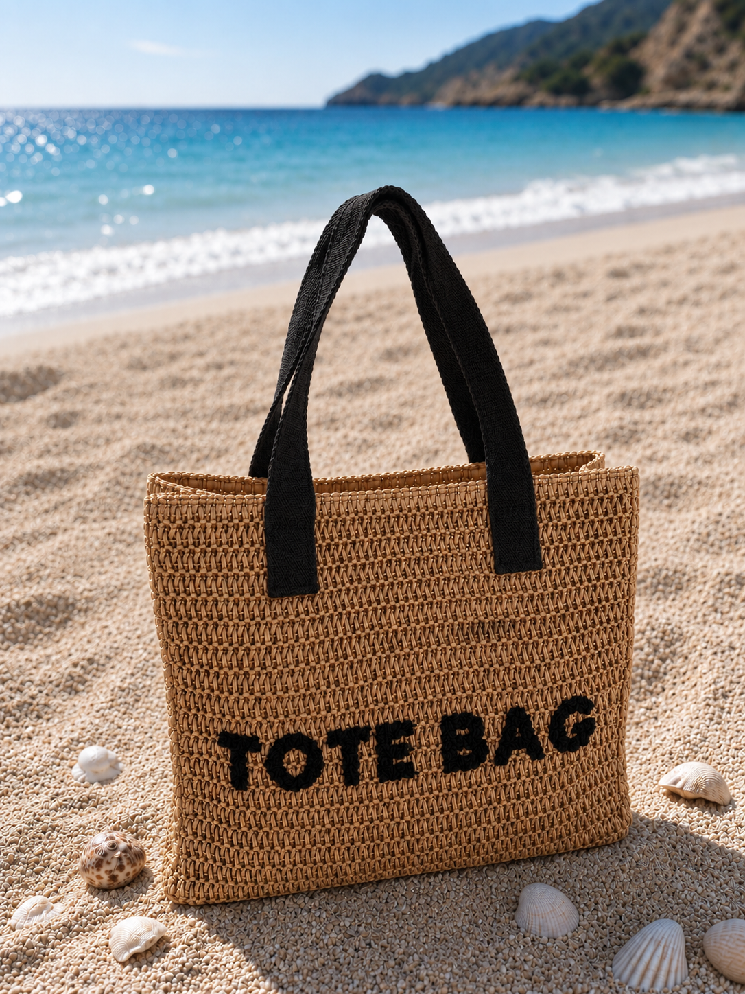 Borsa Tote in paglia
